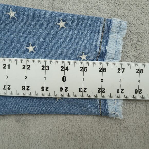 Miss Me Jeans Women's Size 28 Blue Mid-Rise Ankle Skinny 27" Inseam Distressed - Picture 5 of 16
